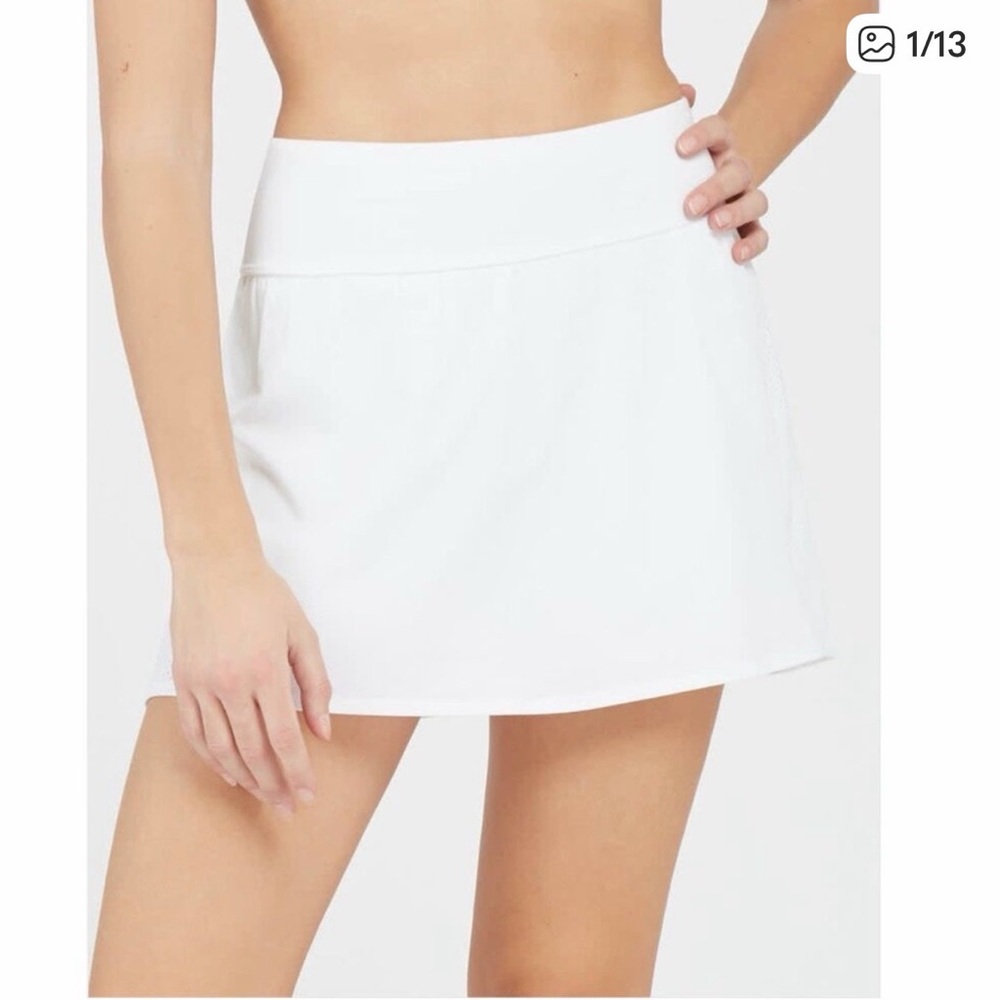 Spanx get moving golf pickleball tennnis skort with pocket and shorts